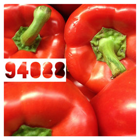 94088 Red Bell Peppers iPhone Organic Show Artist Dean Allan McCready